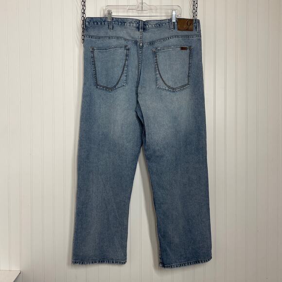 Sean John Men’s Blue Light Wash Straight Legs Jeans Size 40x32 - Picture 4 of 5